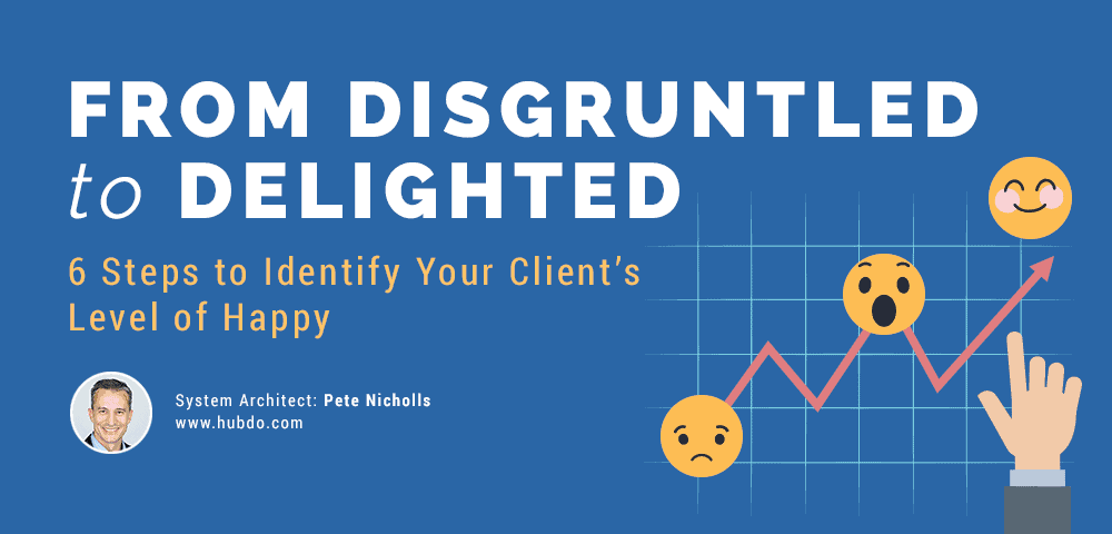 steps to identify your client's level of happy