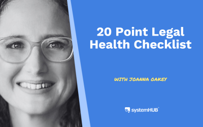 S2:E19 20-Point Legal Health Checklist with Joanna Oakey